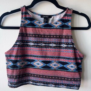 Forever 21 cropped Tank- Size XL